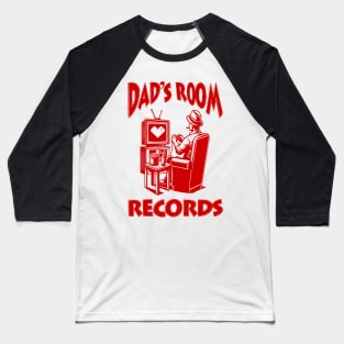 Dads Room Records : A Humorous Parody , or Dads Who Love Their Own Space , Gift for Dads Baseball T-Shirt